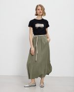 MIDI SKIRT SPLIT OFF LEG - Image 11
