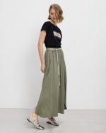 MIDI SKIRT SPLIT OFF LEG - Image 14