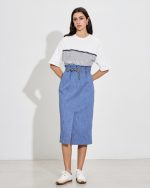 DENIM MIDI SKIRT