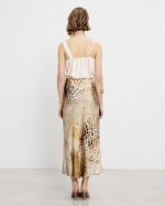 MIDI SKIRT SATIN ANIMAL PRINT - Image 6