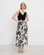 MIDI SKIRT FLORAL PRINT - Image 2
