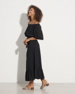 SKIRT MIDI WRAP CUTWORK - Image 9