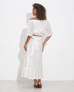 SKIRT MIDI WRAP CUTWORK - Image 5
