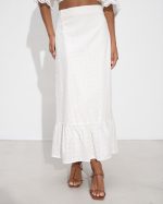 SKIRT MIDI WRAP CUTWORK - Image 6