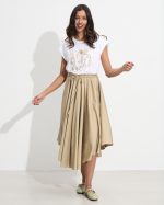 ASYMMETRIC SKIRT COTTON - Image 2