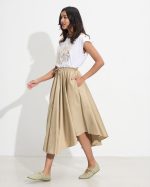 ASYMMETRIC SKIRT COTTON - Image 3