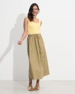 MIDI SKIRT LINEN