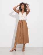 MIDI SKIRT LINEN - Image 7