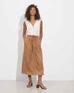 MIDI SKIRT LINEN - Image 12