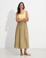 MIDI SKIRT LINEN - Image 13