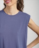 BLOUSE WITH SHOULDER PADS - Image 8