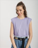 BLOUSE WITH SHOULDER PADS - Image 12