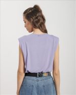 BLOUSE WITH SHOULDER PADS - Image 14