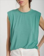 BLOUSE WITH SHOULDER PADS - Image 17