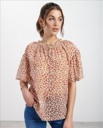 ANIMAL PRINTED CHIFON