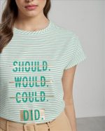 T SHIRT STRIPES PRINTED