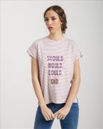 T SHIRT STRIPES PRINTED - Image 7