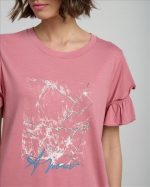 BLOUSE PRINTED WITH VOLAN SLEEVE - Image 2