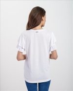 BLOUSE PRINTED WITH VOLAN SLEEVE - Image 7