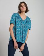 BLOUSE WITH VOLAN - Image 6