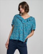 BLOUSE WITH VOLAN - Image 8