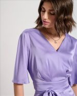 BLOUSE CROP TOP SATIN - Image 2