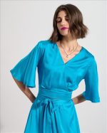 BLOUSE CROP TOP SATIN - Image 12
