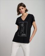 V NECK BLOUSE PRINTED - Image 3