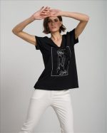 V NECK BLOUSE PRINTED - Image 5
