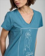 V NECK BLOUSE PRINTED - Image 8