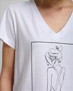 V NECK BLOUSE PRINTED - Image 10
