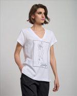V NECK BLOUSE PRINTED - Image 13
