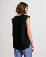 BLOUSE LINEN WITH CUTWORK - Image 4
