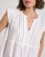 BLOUSE LINEN WITH CUTWORK - Image 22
