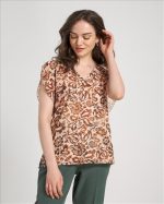 BLOUSE V NECK PRINTED - Image 3