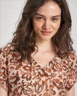 BLOUSE V NECK PRINTED - Image 5