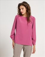 BLOUSE CREPE PLEATED