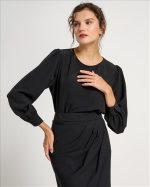 BLOUSE CREPE PLEATED - Image 2