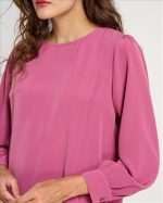 BLOUSE CREPE PLEATED - Image 8