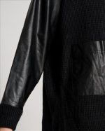 KNITTED ECO LEATHER POCKET - Image 5