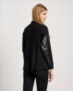 KNITTED ECO LEATHER POCKET - Image 6