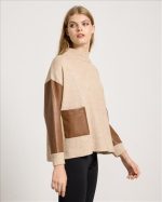 KNITTED ECO LEATHER POCKET - Image 8