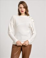 KNIT RIBBED BUTTONS - Image 3
