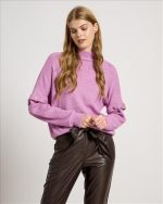 KNITTED MOCK NECK