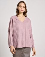 KNITTED V NECK