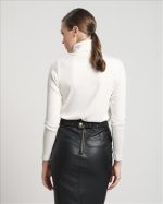 BLOUSE HIGH NECK RIBBED - Image 8