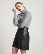 BLOUSE HIGH NECK RIBBED - Image 11