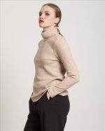 BLOUSE HIGH NECK RIBBED - Image 20