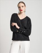 KNITTED V NECK SWEATER - Image 6