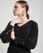 KNITTED V NECK SWEATER - Image 7
